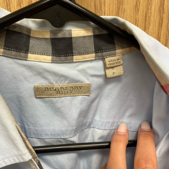 Burberry Brit Light Blue Button Down Shirt - Picture 2 of 3